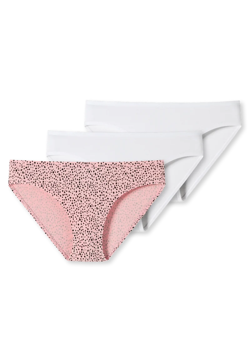 Slip 3er-Pack Weiss/Rosa - 95/5