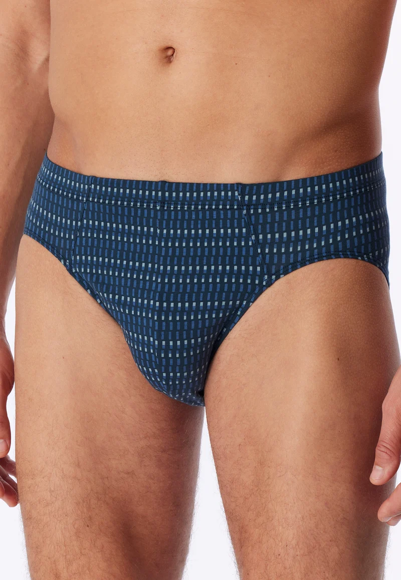 Slip Blau gemustert - 95/5