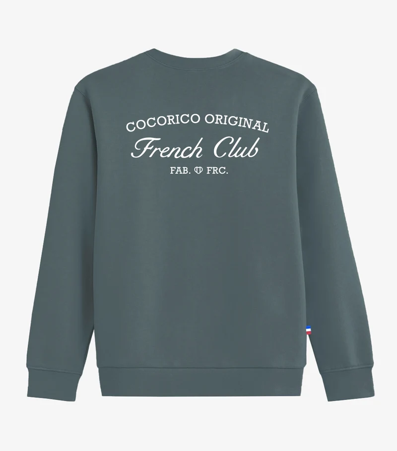 Sweat Homme Sauge - French Club
