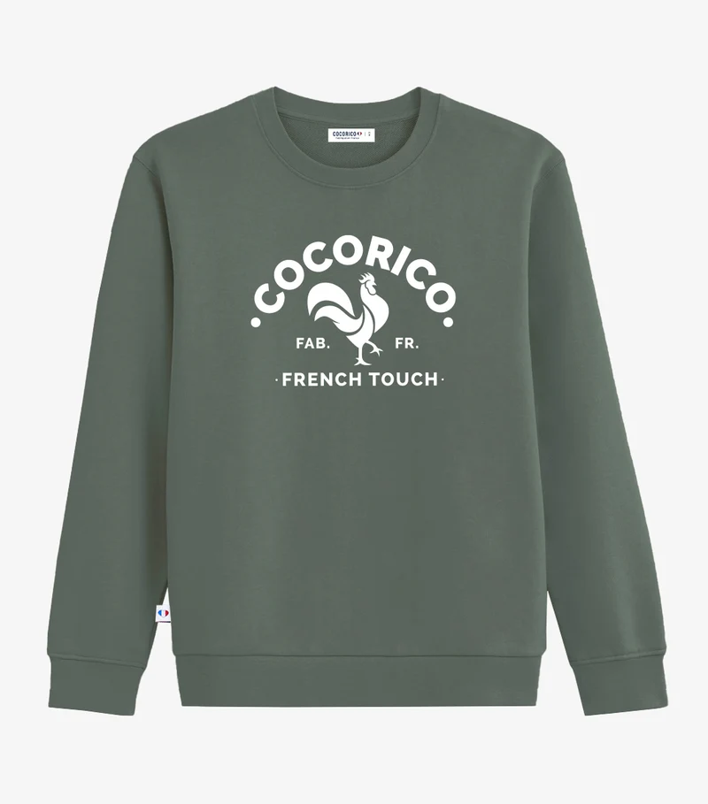 Sweat Homme Sauge - Coq Francais