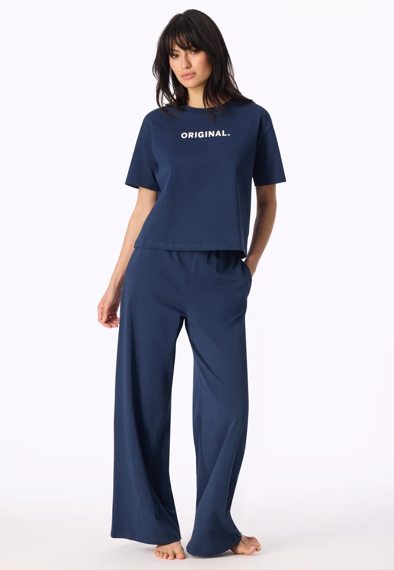 T-Shirt Blau - Mix+Relax