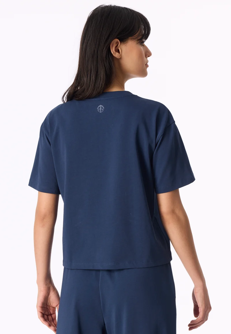 T-Shirt Blau - Mix+Relax