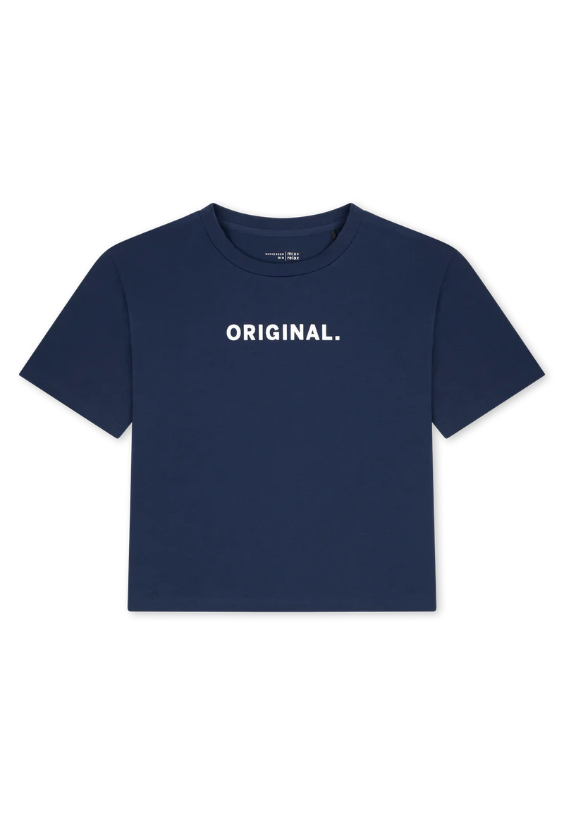 T-Shirt Blau - Mix+Relax