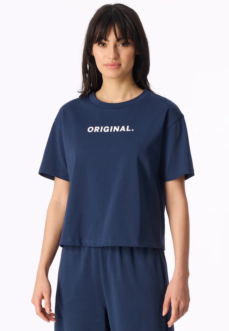 T-Shirt Blau - Mix+Relax