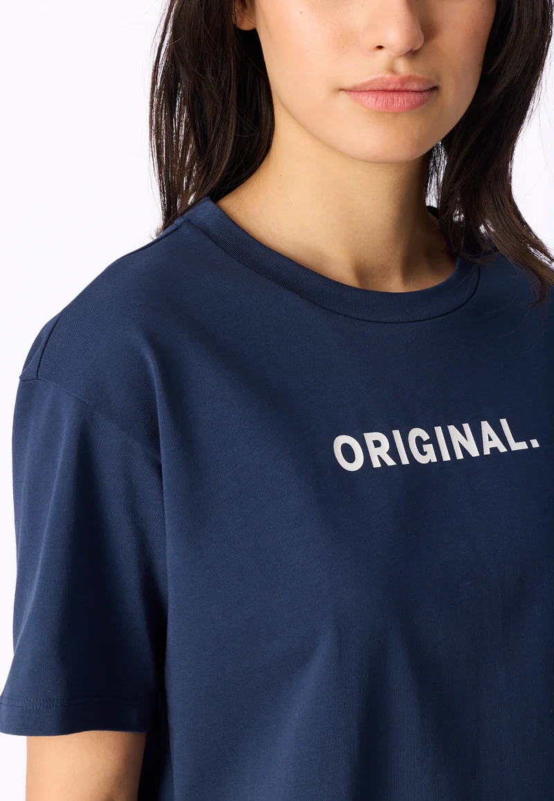 T-Shirt Blau - Mix+Relax