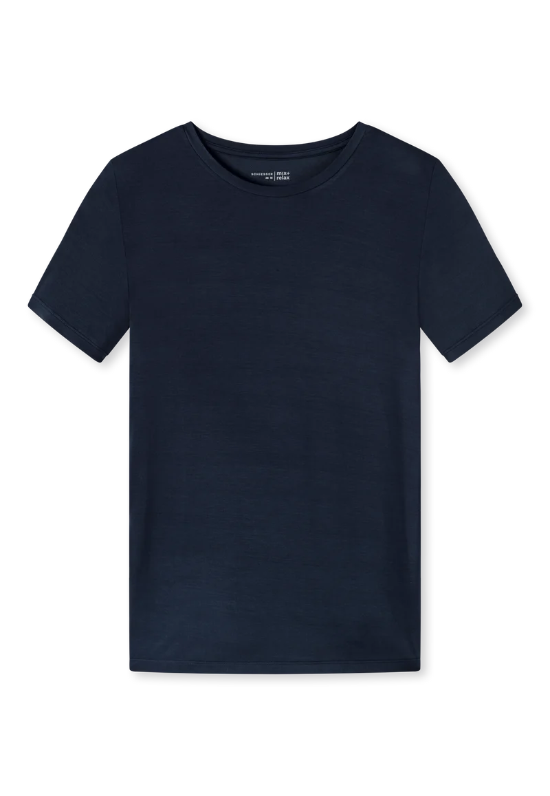 T-Shirt Dunkelblau - Mix+Relax