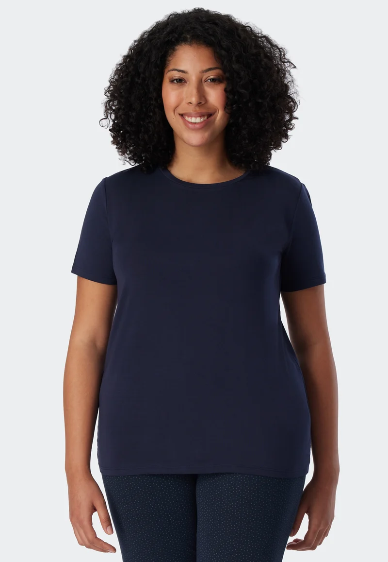 T-Shirt Dunkelblau - Mix+Relax