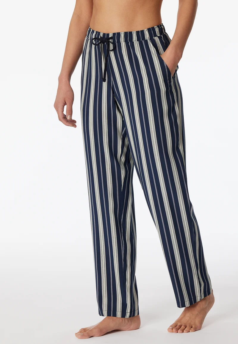Hose Dunkelblau/Weiss gestreift - Mix+Relax