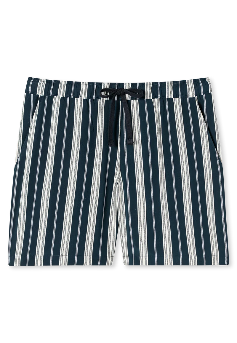 Hose kurz Dunkelblau/Weiss gestreift - Mix+Relax