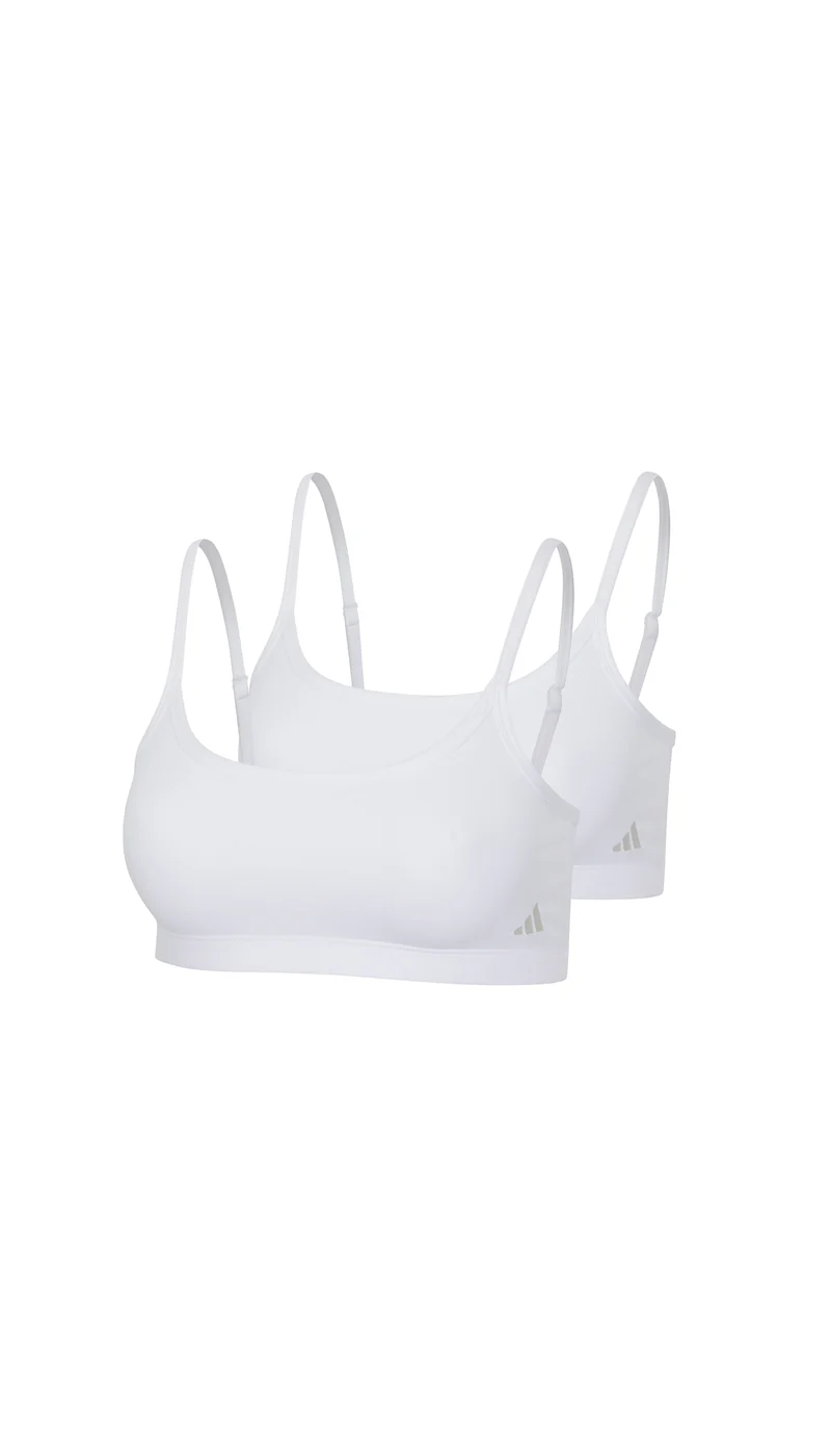 Bustier 2er-Pack Weiss - ADIDAS