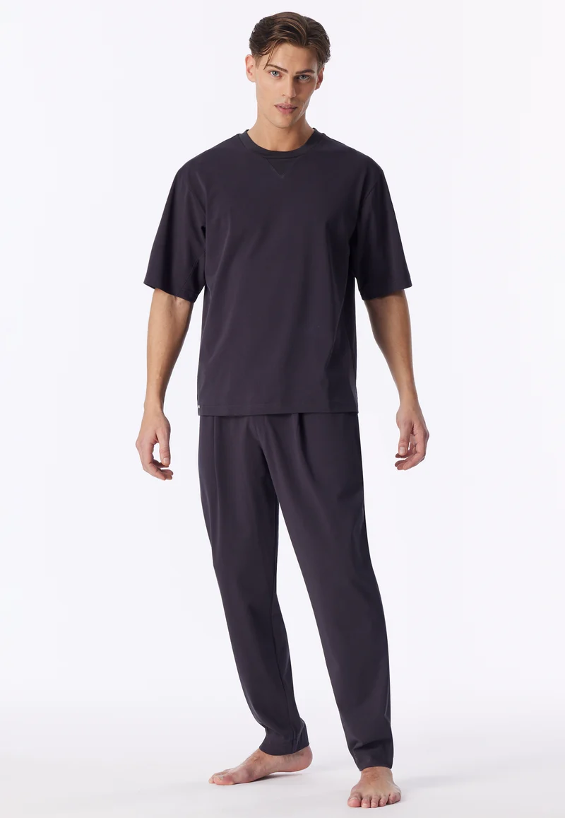 T-Shirt Anthrazit - Mix+Relax