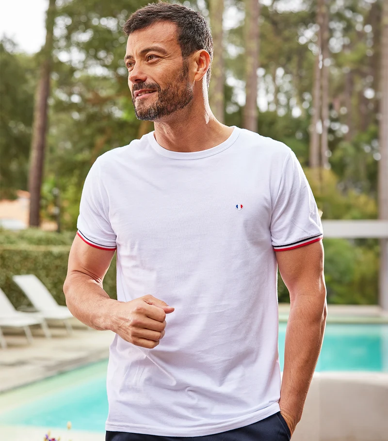 T-shirt Homme Supporter Blanc - Iconique