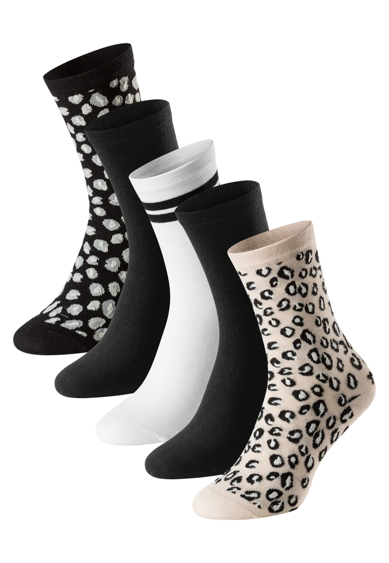 Socken Damen 5er-Pack Bunt - Bluebird