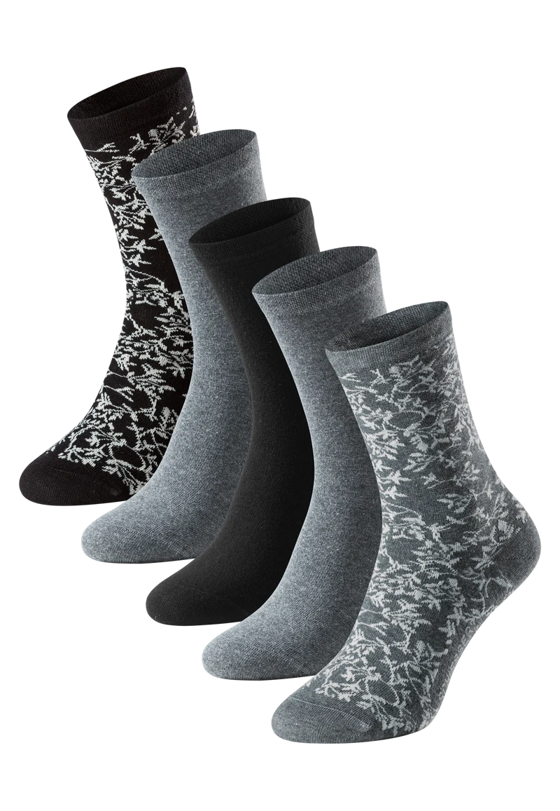 Socken Damen 5er-Pack Bunt - Bluebird