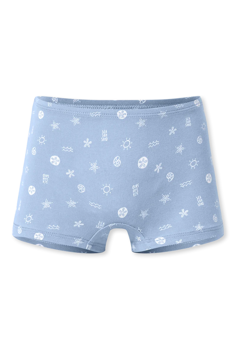 Shorts 3er-Pack Blau/Weiss - 95/5