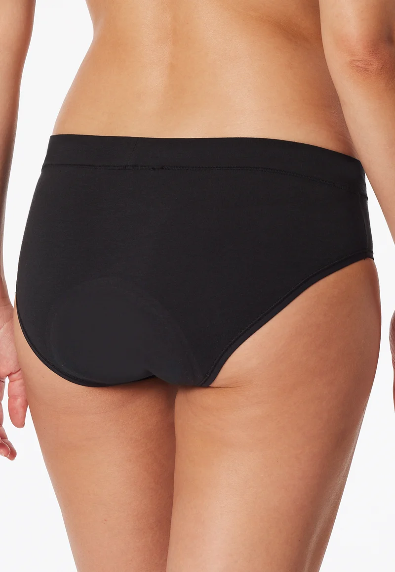 Periodenslip Schwarz - SCHIESSER Care