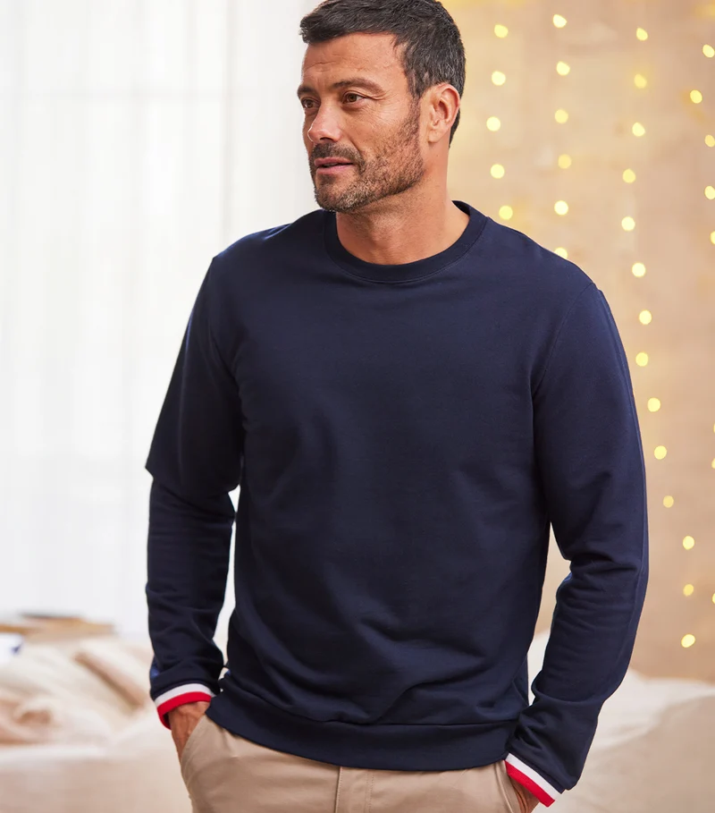 Sweat Homme Supporter Marine - Intemporel