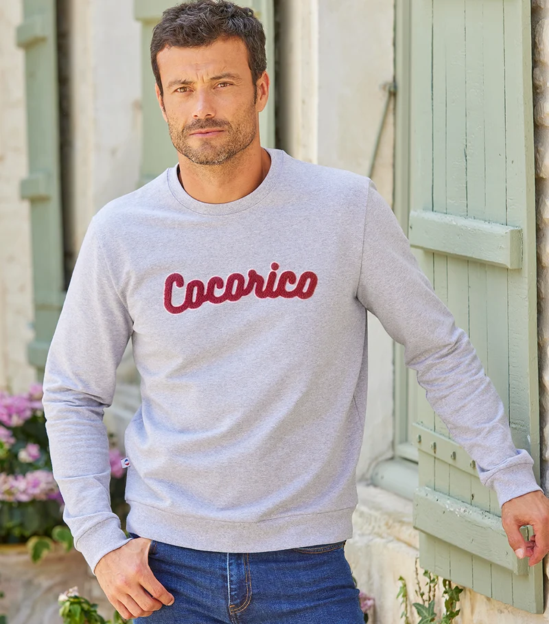 Sweat Homme Gris - La Bouclette