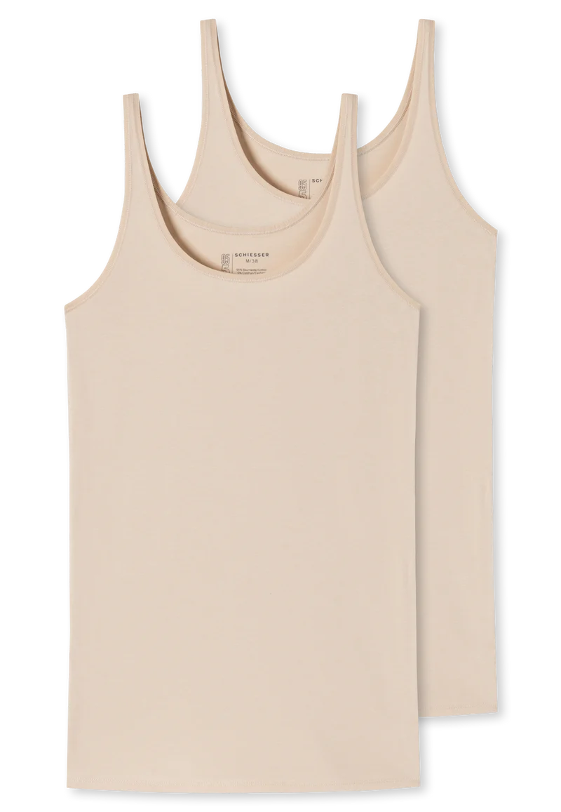Unterhemd 2er-Pack Soft Beige - 95/5