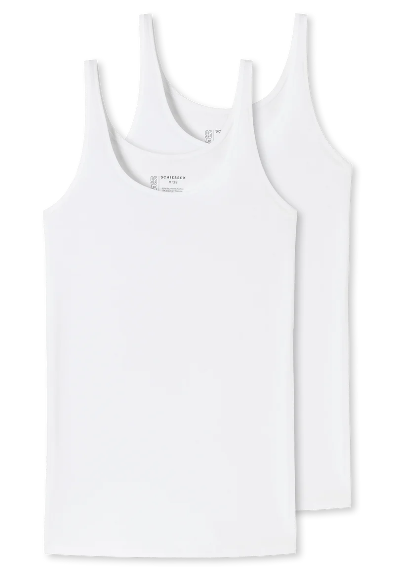 Unterhemd 2er-Pack Weiss - 95/5