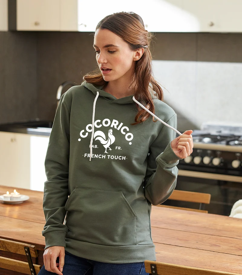 Sweat à capuche Femme Sauge - Coq Francais