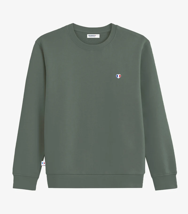 Sweat Homme Sauge - Iconique