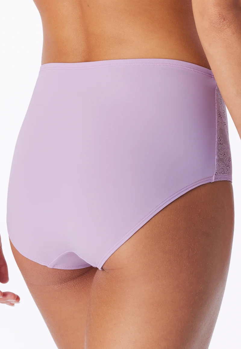 High Waist Slip mit Spitze Flieder - Air