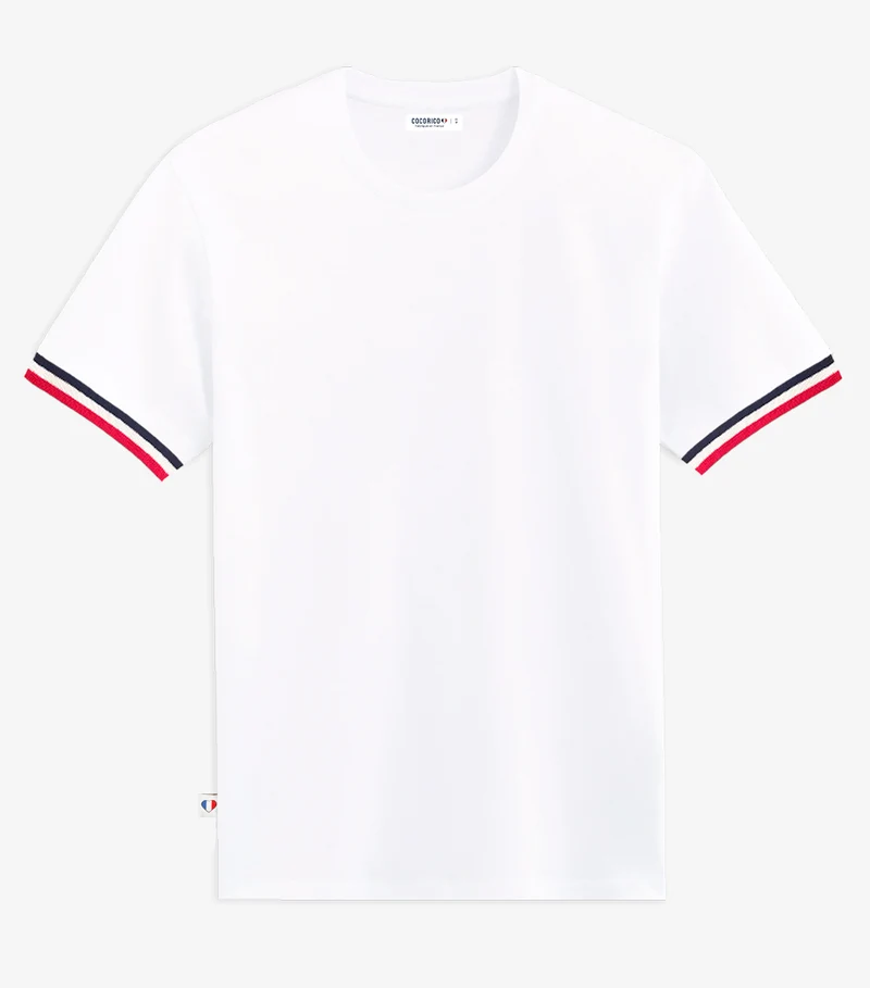 T-shirt Homme Supporter Blanc - Intemporel