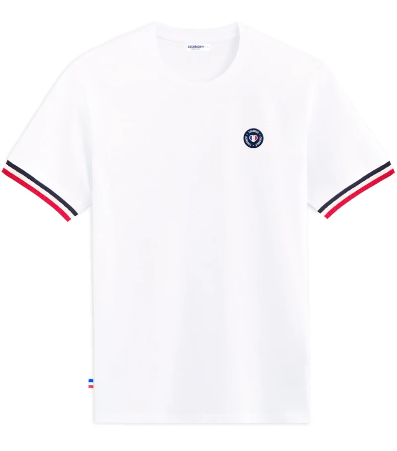 T-shirt Femme Supporter Blanc - Blason