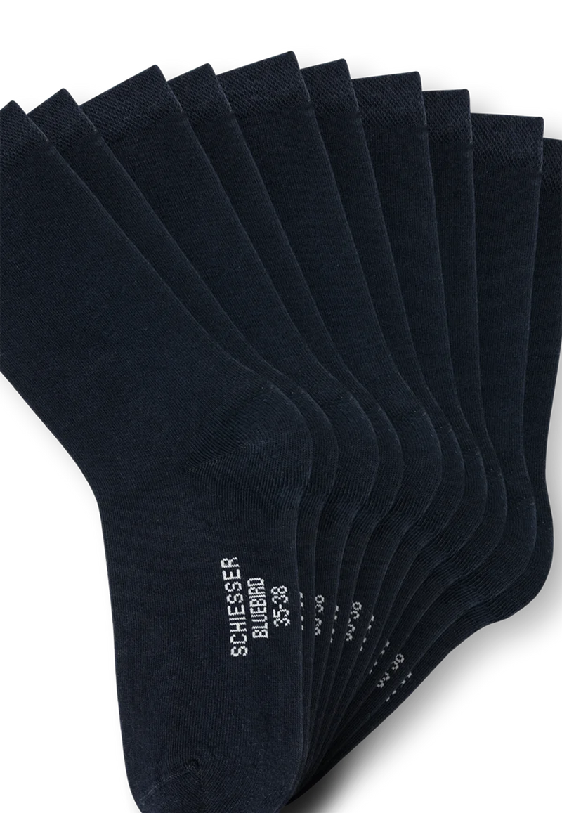 Socken Damen 5er-Pack Dunkelblau - Bluebird