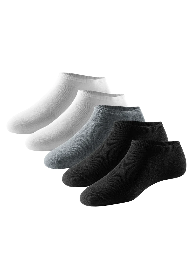 Sneakersocken Damen 5er-Pack Bunt - Bluebird