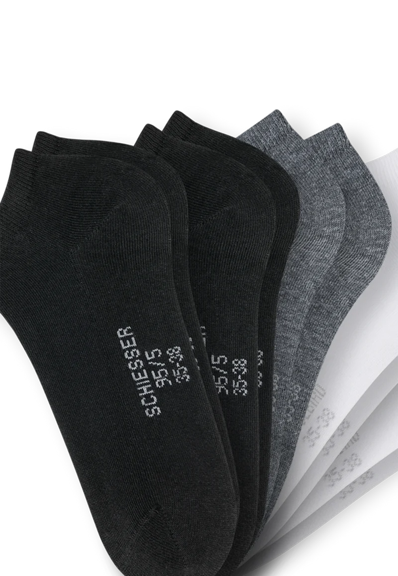 Sneakersocken Damen 5er-Pack Bunt - Bluebird