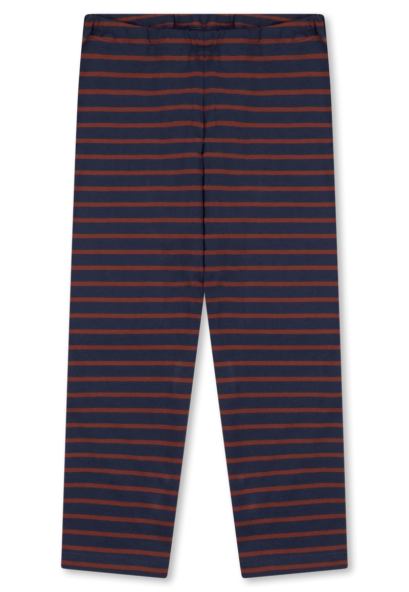 Schlafanzug Rost/Blau gestreift - Kids Nightwear