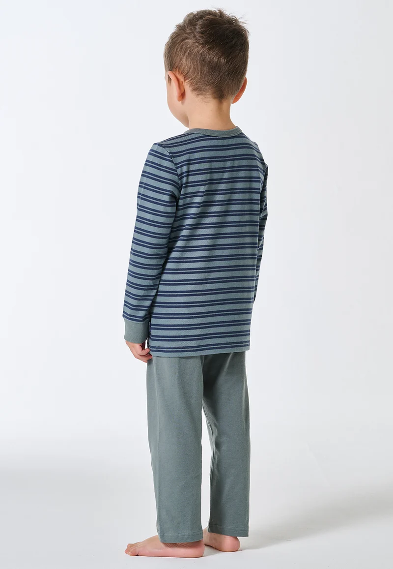 Schlafanzug Blau gestreift - Kids Nightwear