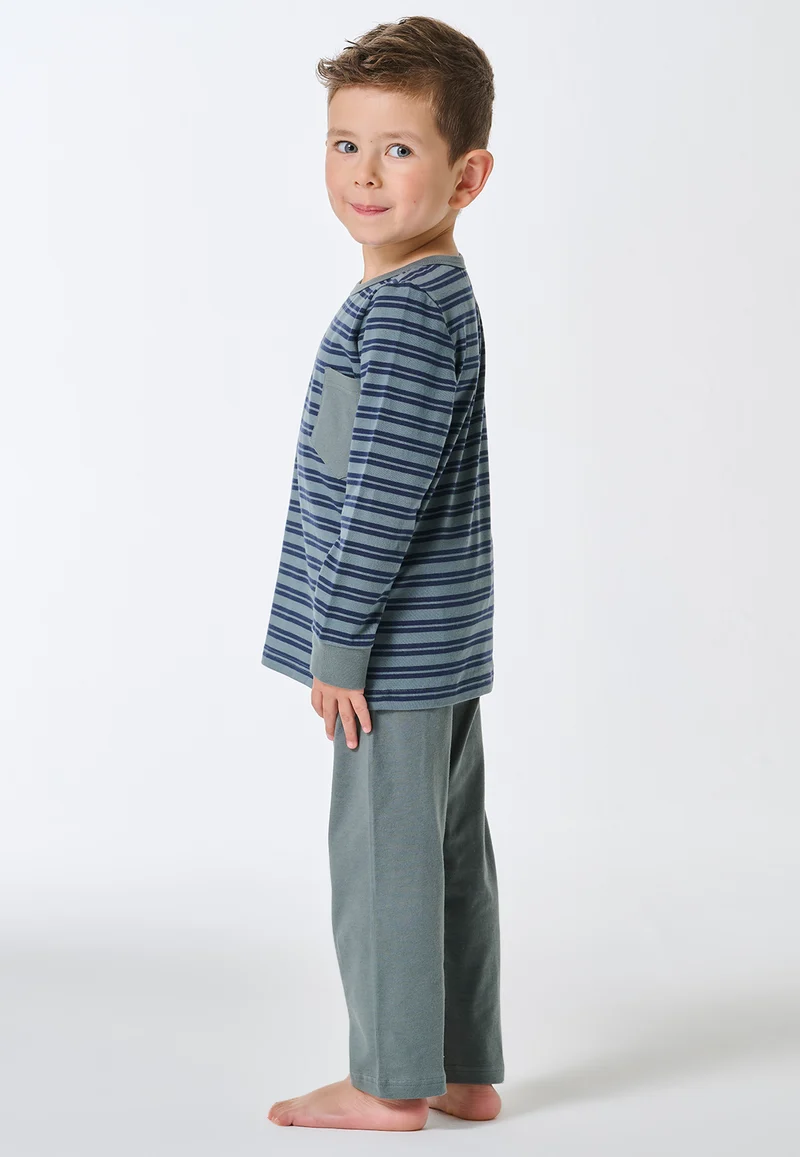 Schlafanzug Blau gestreift - Kids Nightwear