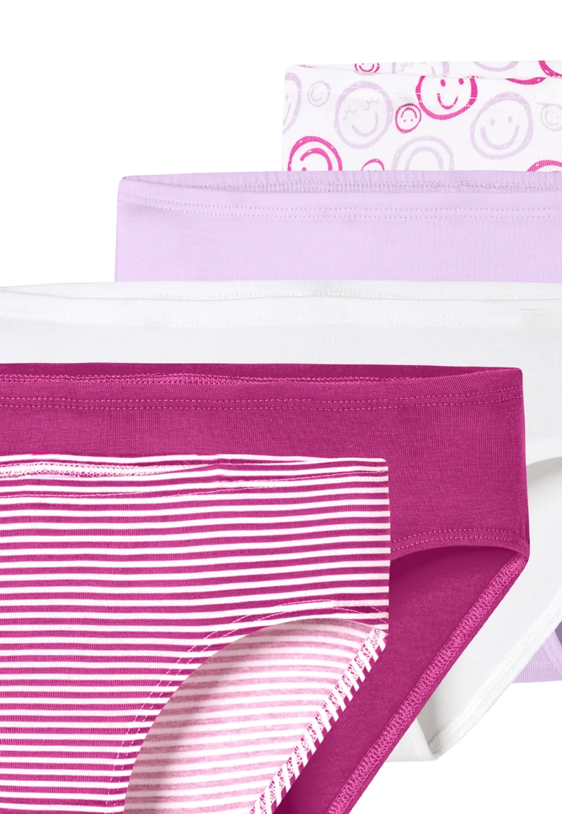 Slip 5er-Pack Pink gemustert - 95/5