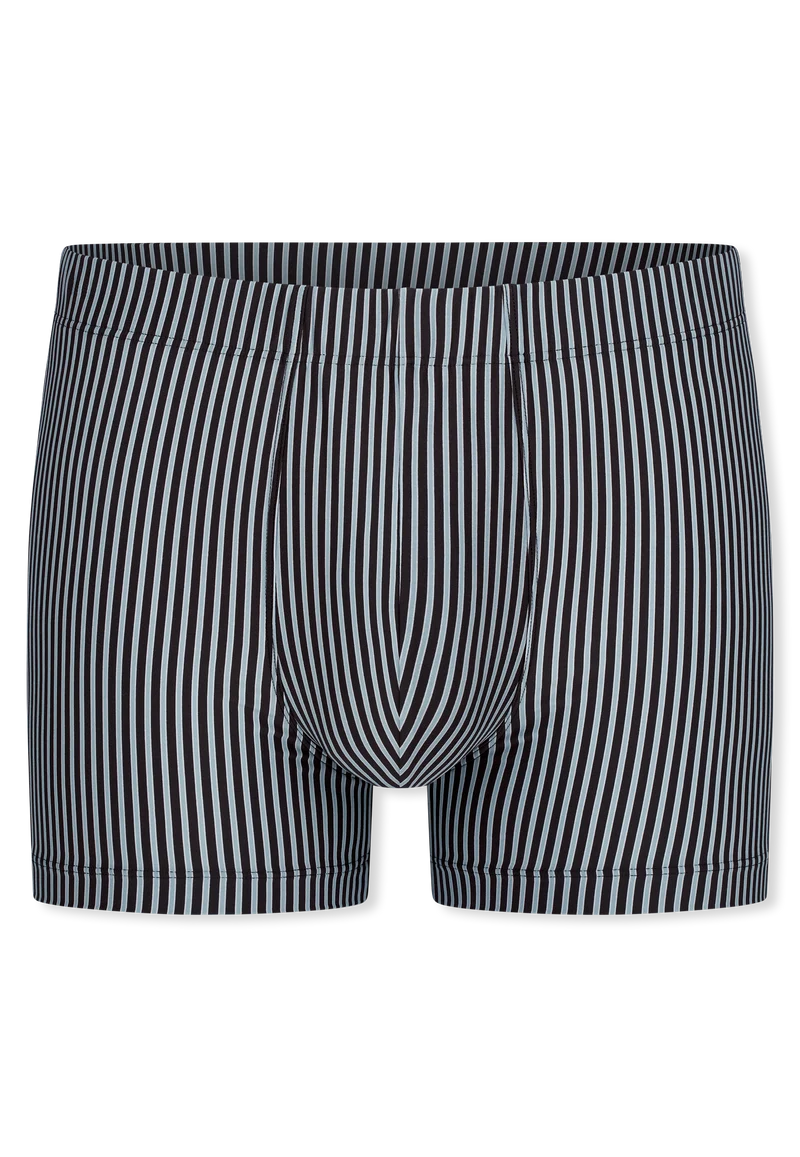 Enge Boxershorts Schwarz/Weiss gestreift - Pure Micro