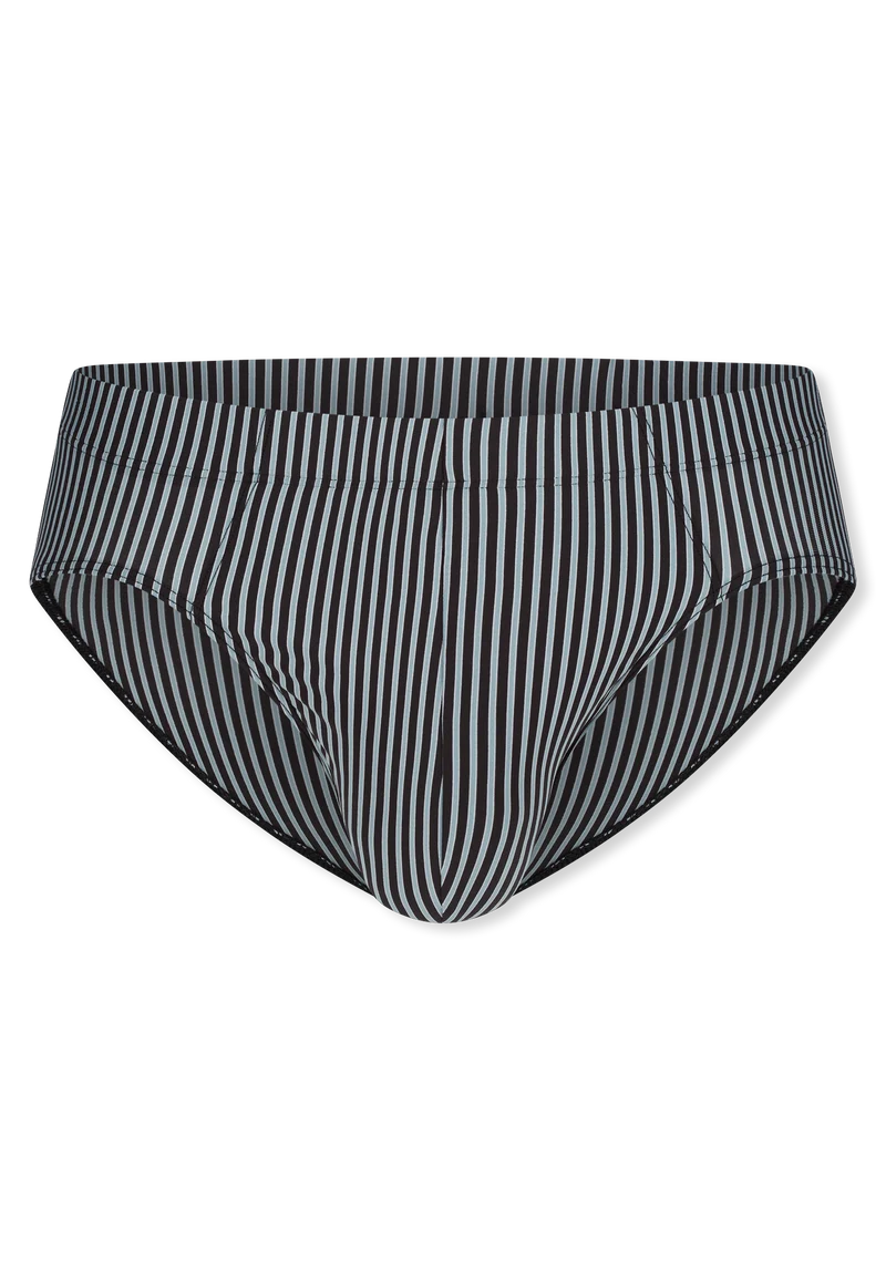 Slip Schwarz/Weiss gestreift - Pure Micro