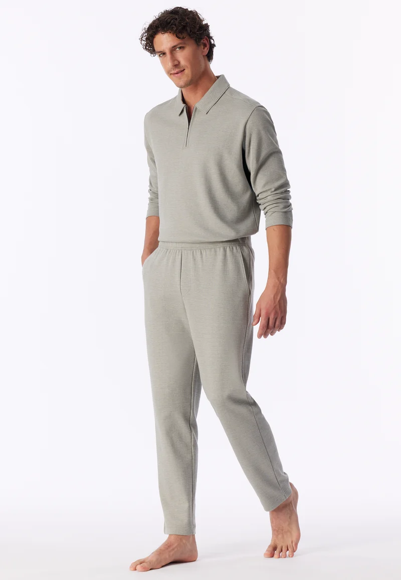 Hose Feinripp Grau - Mix+Relax