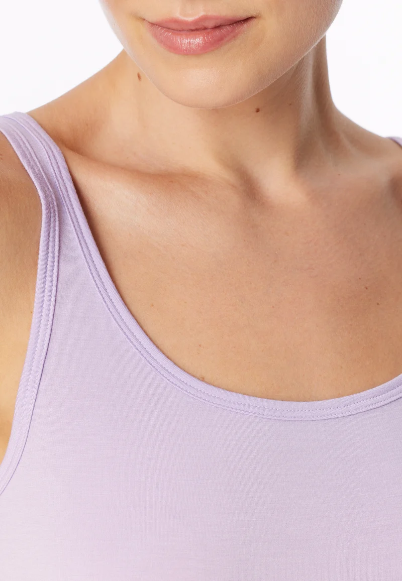 Tank Top 2er-Pack Flieder/Dunkelblau - Modal Essentials
