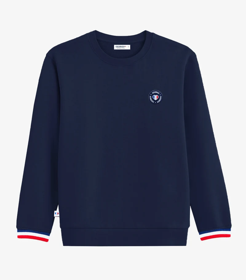 Sweat Femme Supporter Marine - Blason