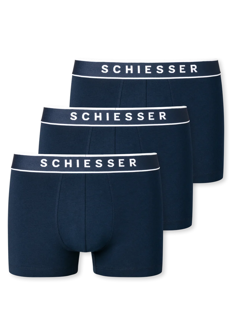 Enge Boxershorts 3er-Pack Dunkelblau - 95/5