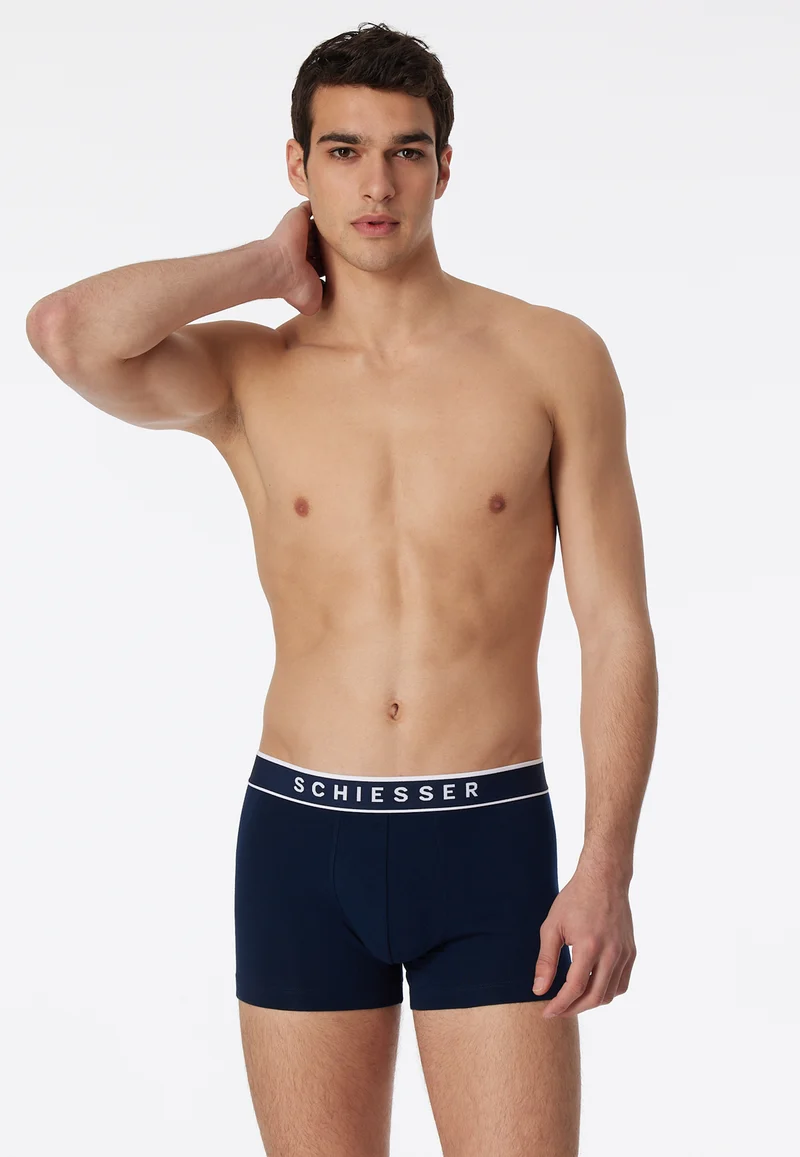 Enge Boxershorts 3er-Pack Dunkelblau - 95/5