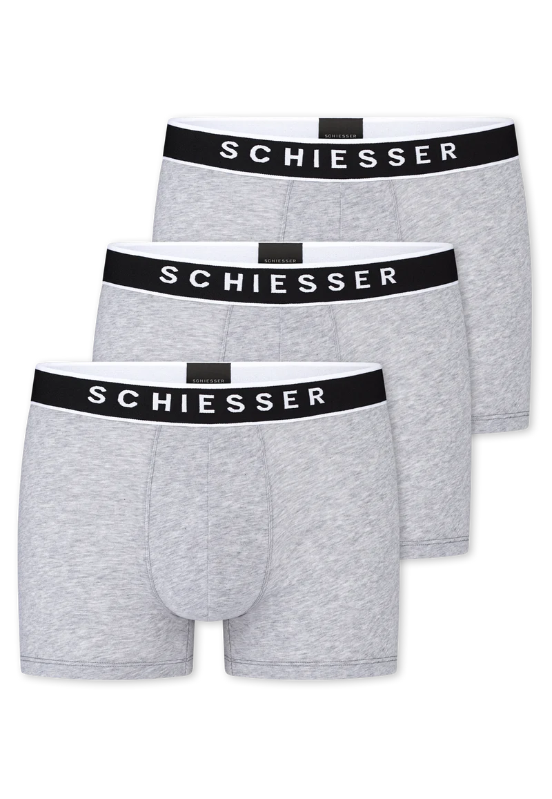 Enge Boxershorts 3er-Pack Grau - 95/5