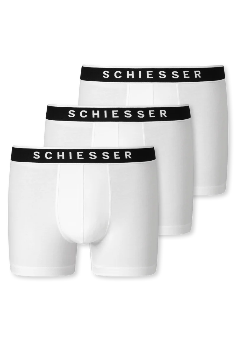 Enge Boxershorts 3er-Pack Weiss - 95/5