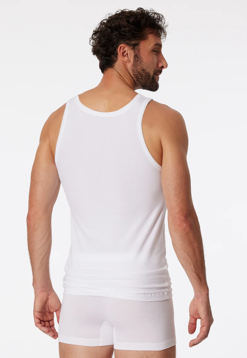 Tank Top 2er-Pack Weiss - 95/5