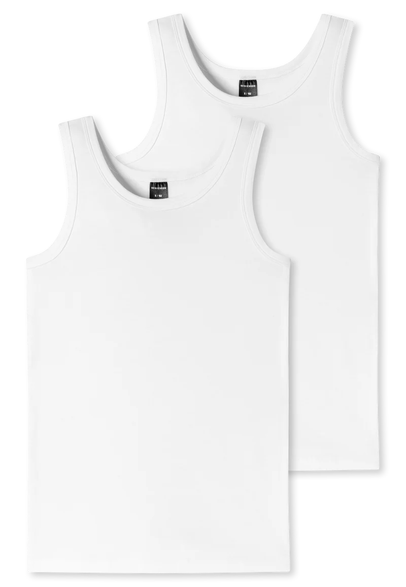 Tank Top 2er-Pack Weiss - 95/5