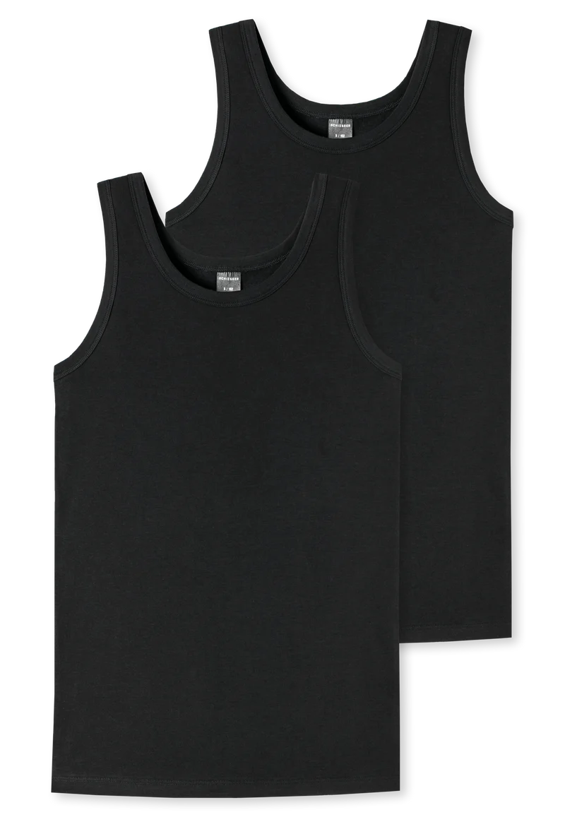 Tank Top 2er-Pack Schwarz - 95/5