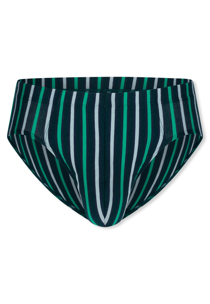 Slip Grün/Blau gestreift - 95/5