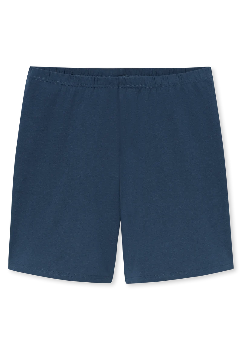 Schlafanzug kurz Blau gestreift - Comfort Essentials